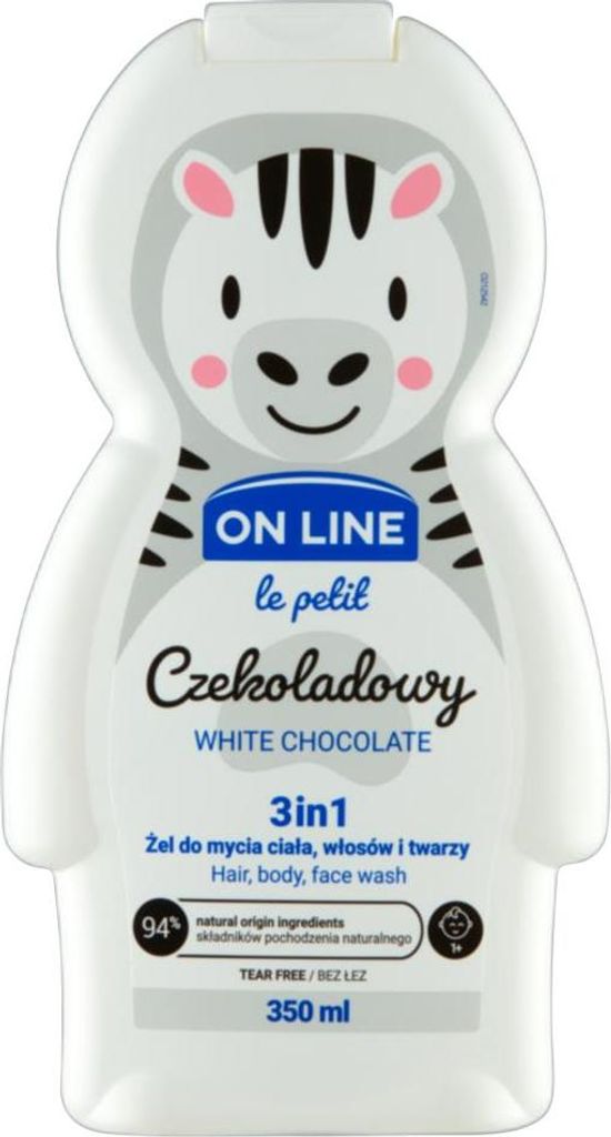 on line badegel 2in1 für kinder schokolade 350ml