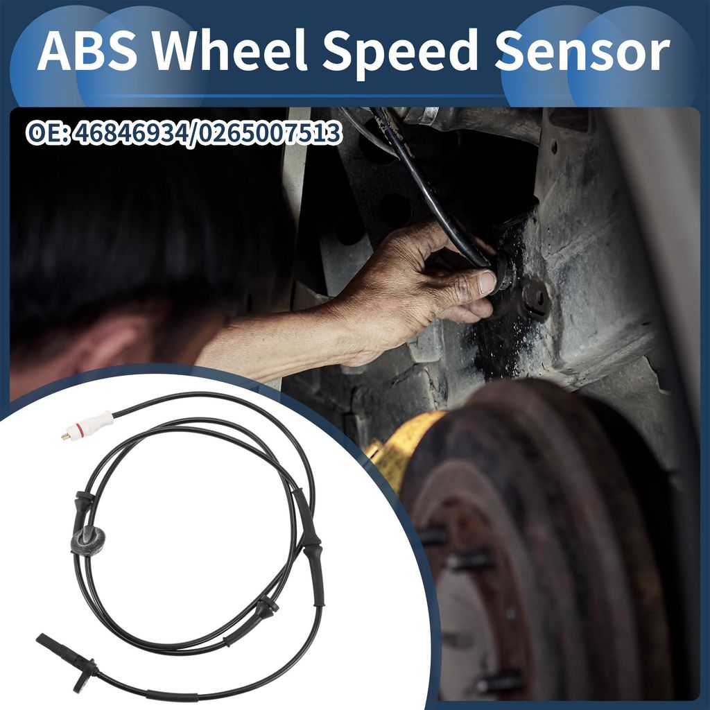 ABS Raddrehzahlsensor hinten rechts ABS Sensor Antiblockiersystem Sensor Nr.46846934/0265007513 für Fiat Grande Punto 199 1.2L 2008-2012