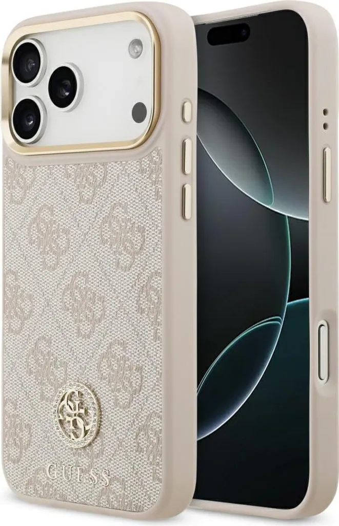 Cover iPhone 17 Pro Max Guess 4G Rosa: MagSafe e Protezione Strass
