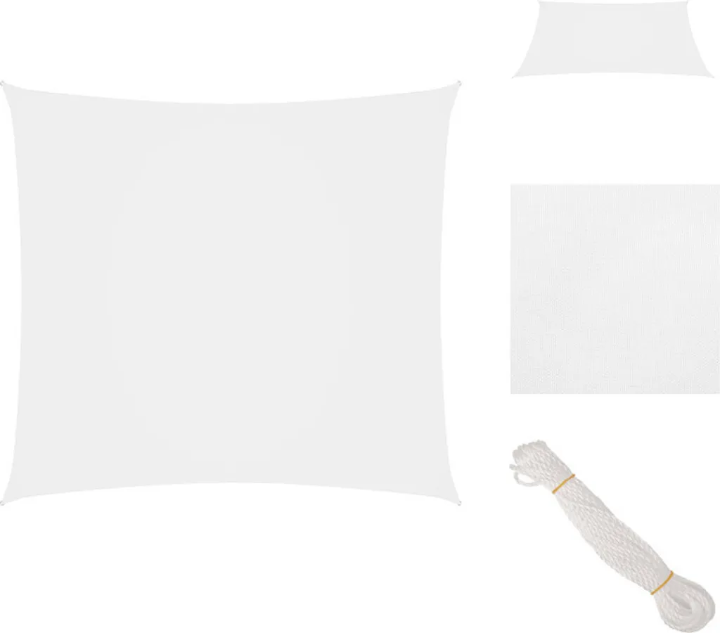Miglior Prezzo Tenda a Vela 4x4m vidaXL | Tessuto Oxford Bianco
