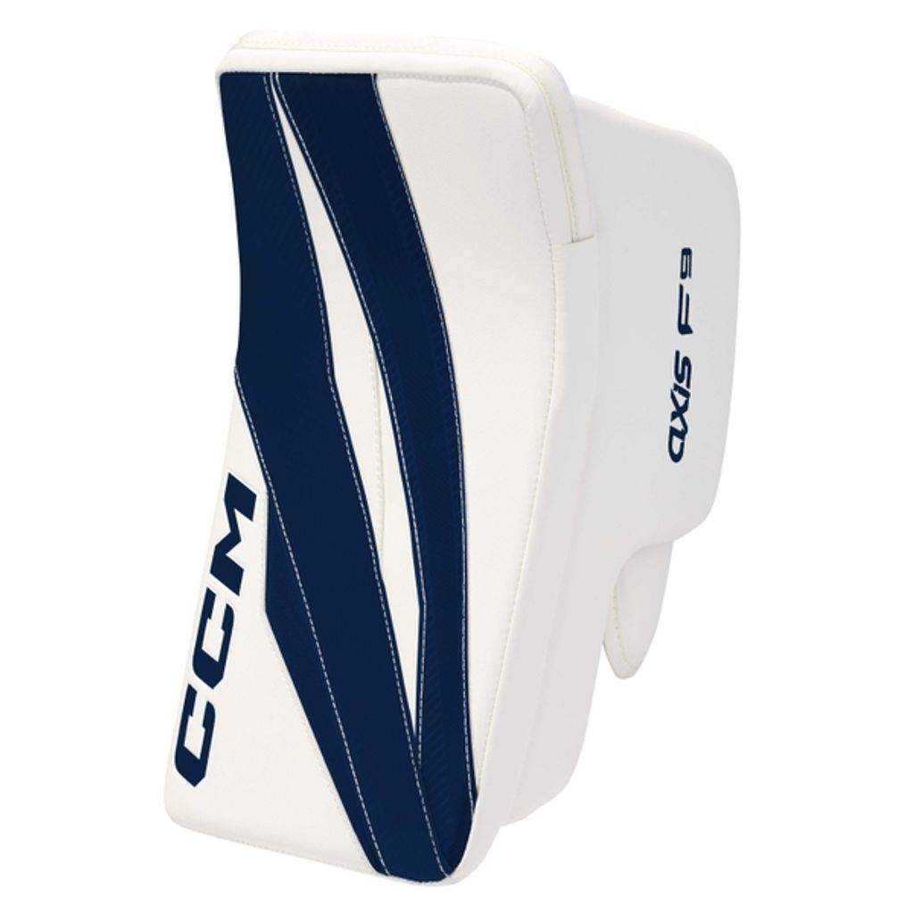 CCM AXIS F9 Goalie Stockhand Intermediate, Farbe:weiß/schwarz, Spielseite:REG / Linksfänger