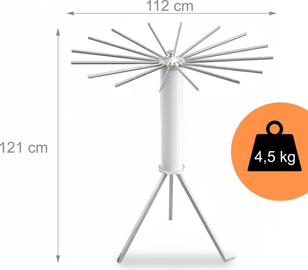 Séchoir à linge pieuvre pour appartement 16 barres pliables et mobiles