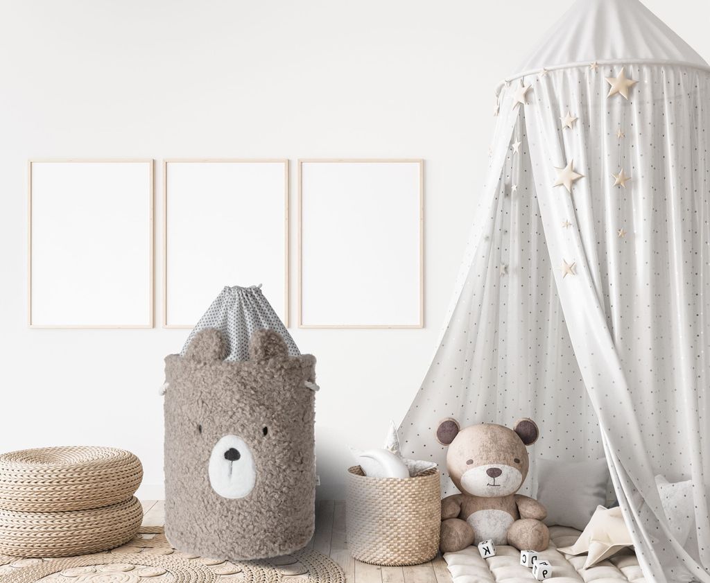 Spielzeugkorb Aufbewahrungskorb - 40x50cm Faltbar - Kinder Produktbild 5