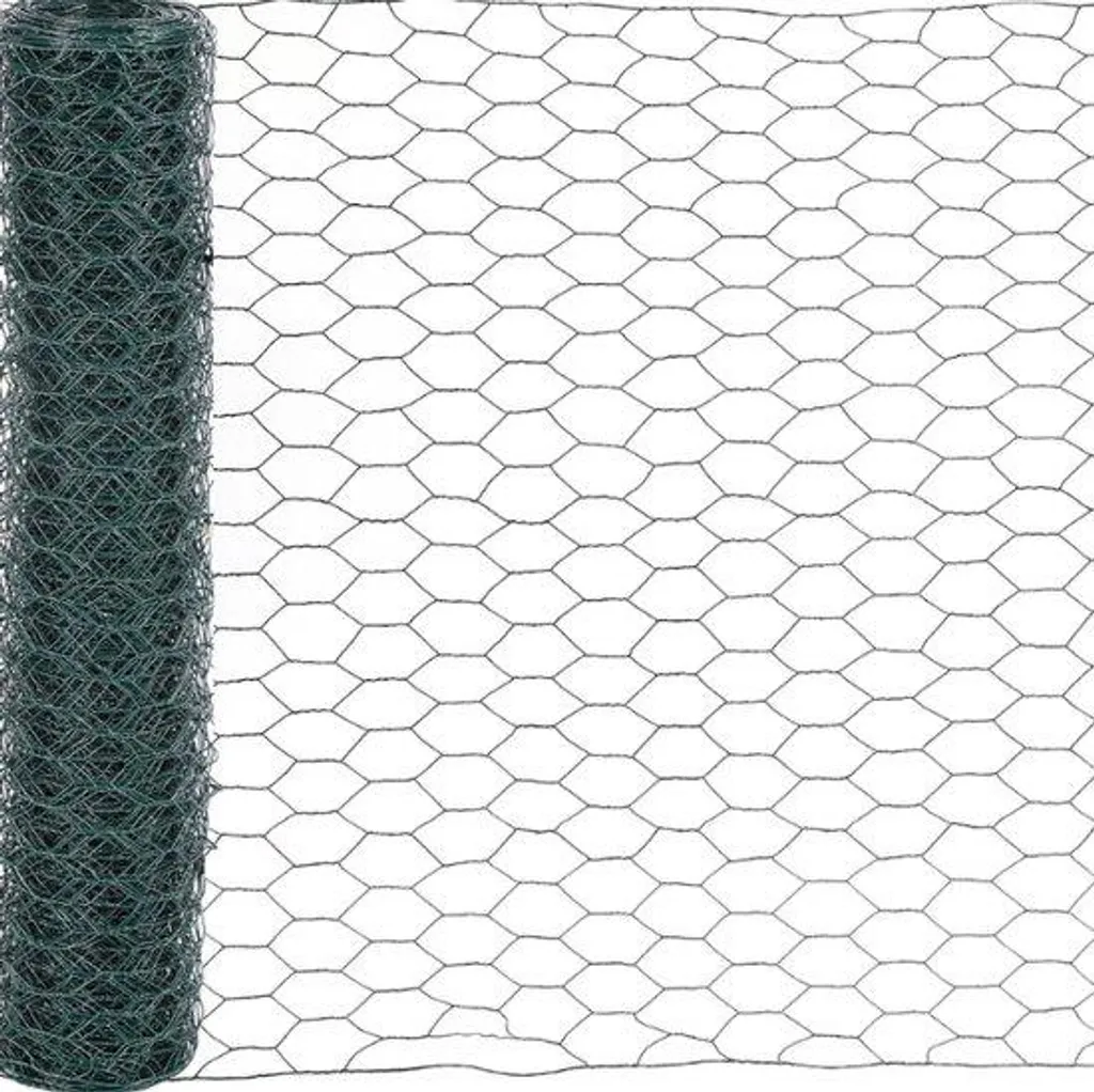 Sécurisez vos animaux avec ce filet grillagé hexagonal vert 100cm x 10m