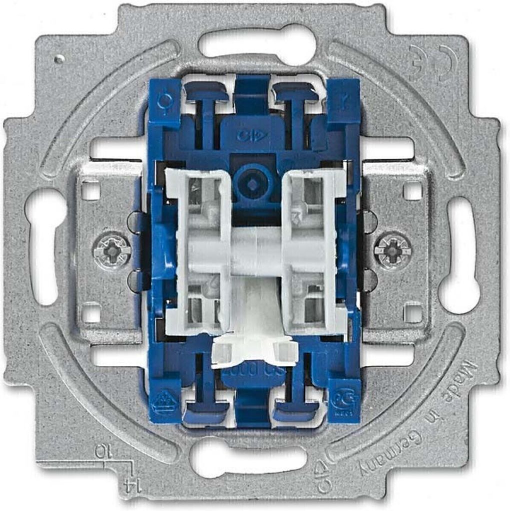Busch-Jaeger Wippkontrollschalter-Einsatz Serienschaltung mit N-Klemme 16A 2CKA001012A2237 2400/5 USK