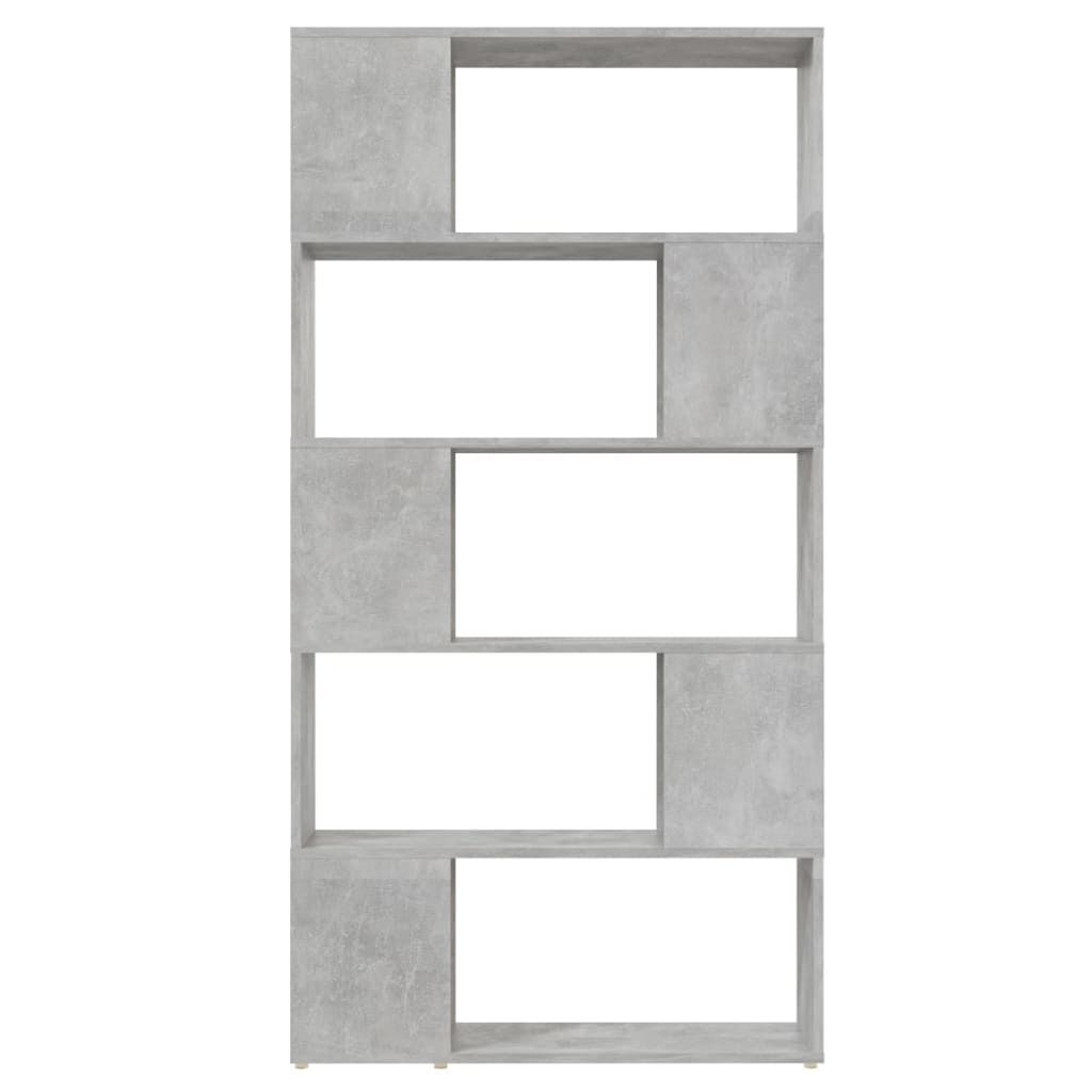 "Winterschlussverkauf "Bücherregal - CLORIS - Standregal - Robust und langlebig - Raumteiler Betongrau 80x24x155 cm Holzwerkstoff - DEMöbel8405702