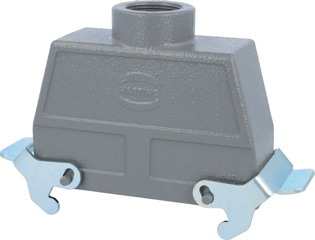 Boîtier Harting Han 24B haut IP65 avec double levier et sortie PG21 11mm