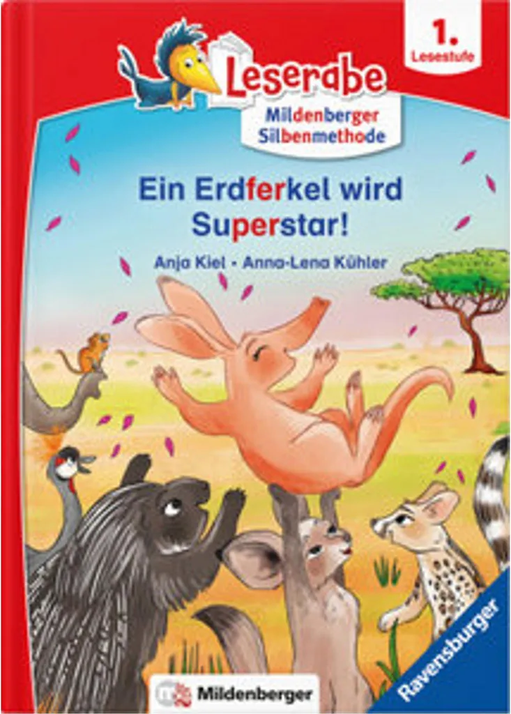 Livre allemand pour enfant Leserabe Ein Erdferkel wird Superstar broché