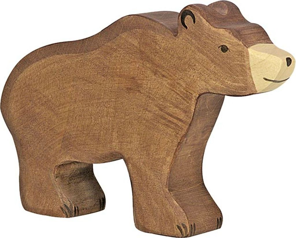 HOLZTIGER Braunbär aus Holz Produktbild 