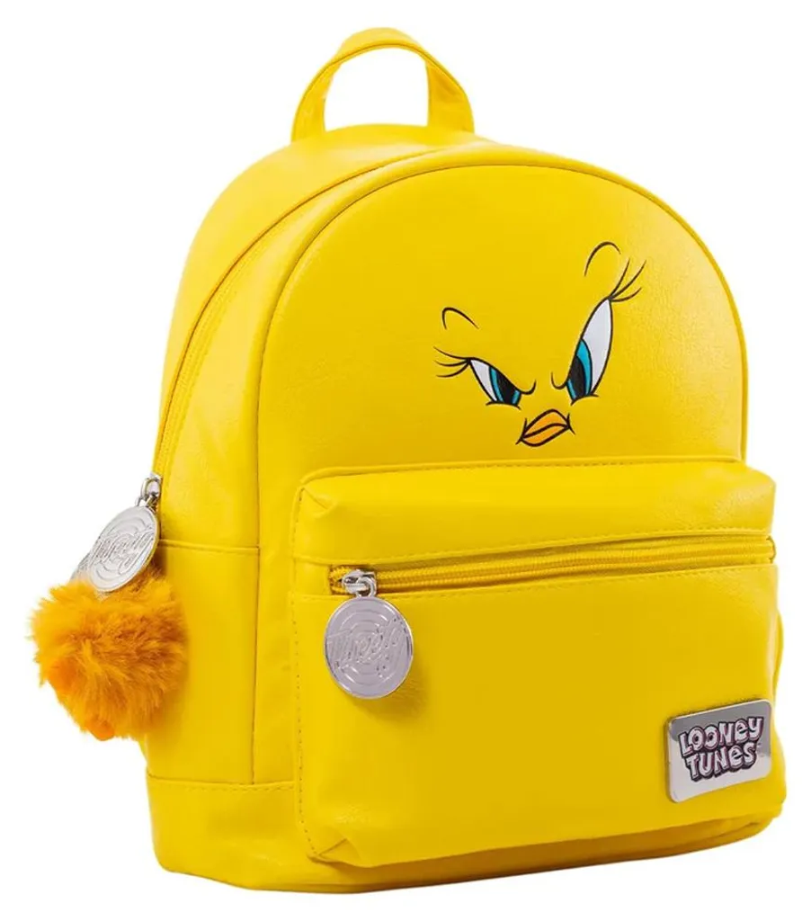 Sac à dos enfant Titi pour sorties et école - Looney Tunes CD1403 jaune