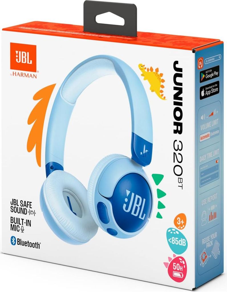 JBL Junior 320BT Casque sans fil Bandeau Appels/Musique USB Image du produit 