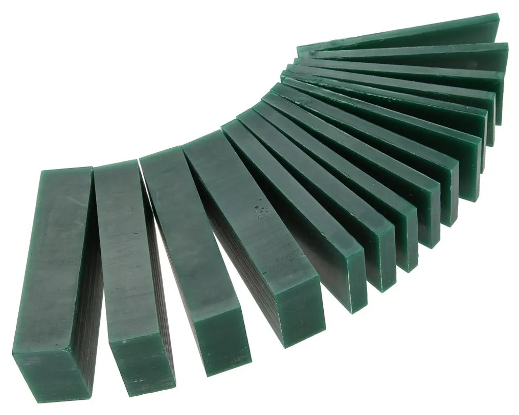 Bloc de cire de moulage verte pour bijouterie et gravure artisanale