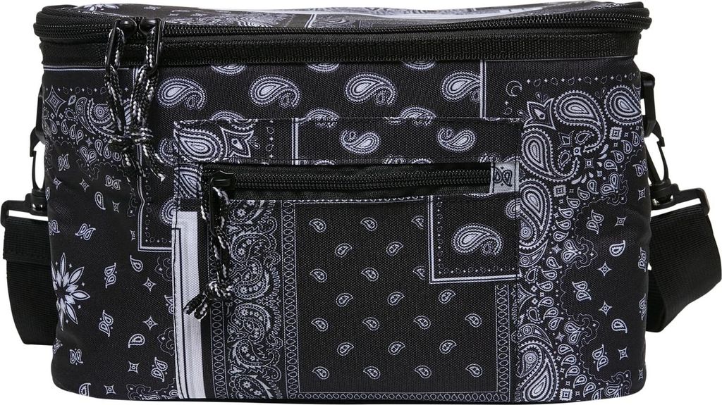 Urban Classics TB5117 | Bandana Patchwork Print Cooling Bag One Size - Farbe: Black/White - Größe: One Size