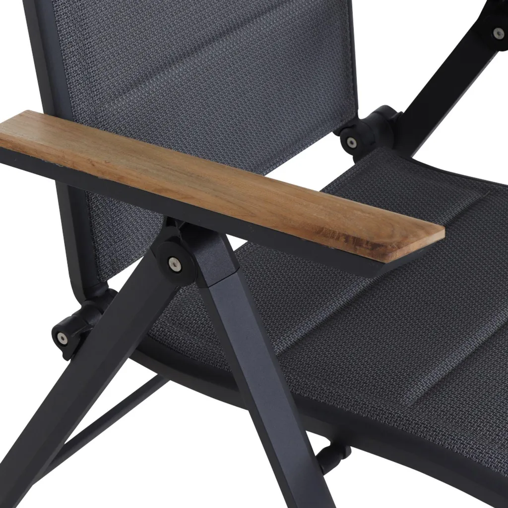 Chaise pliante Tesoro SIENA GARDEN en aluminium résistant aux intempéries - 7