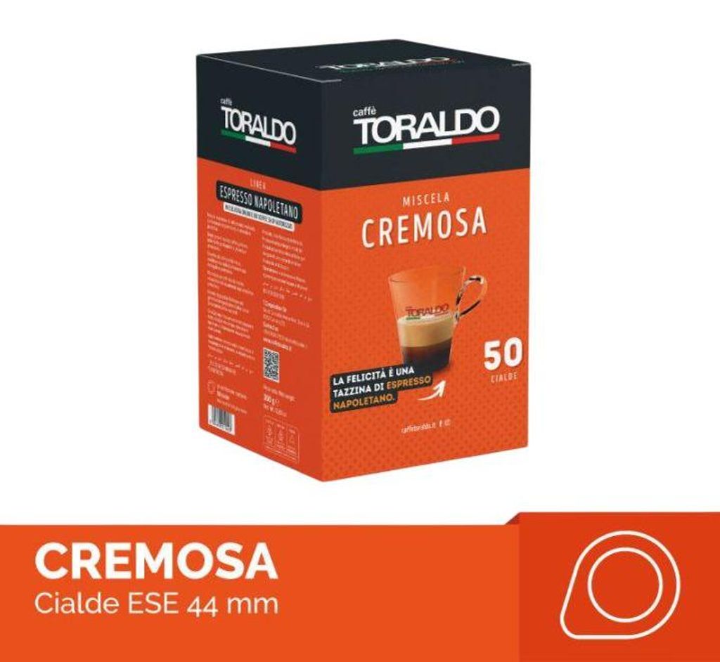 caffe TORALDO MISCELA CREMOSA 44mm ESE System Kaffee Pads Produktbild 