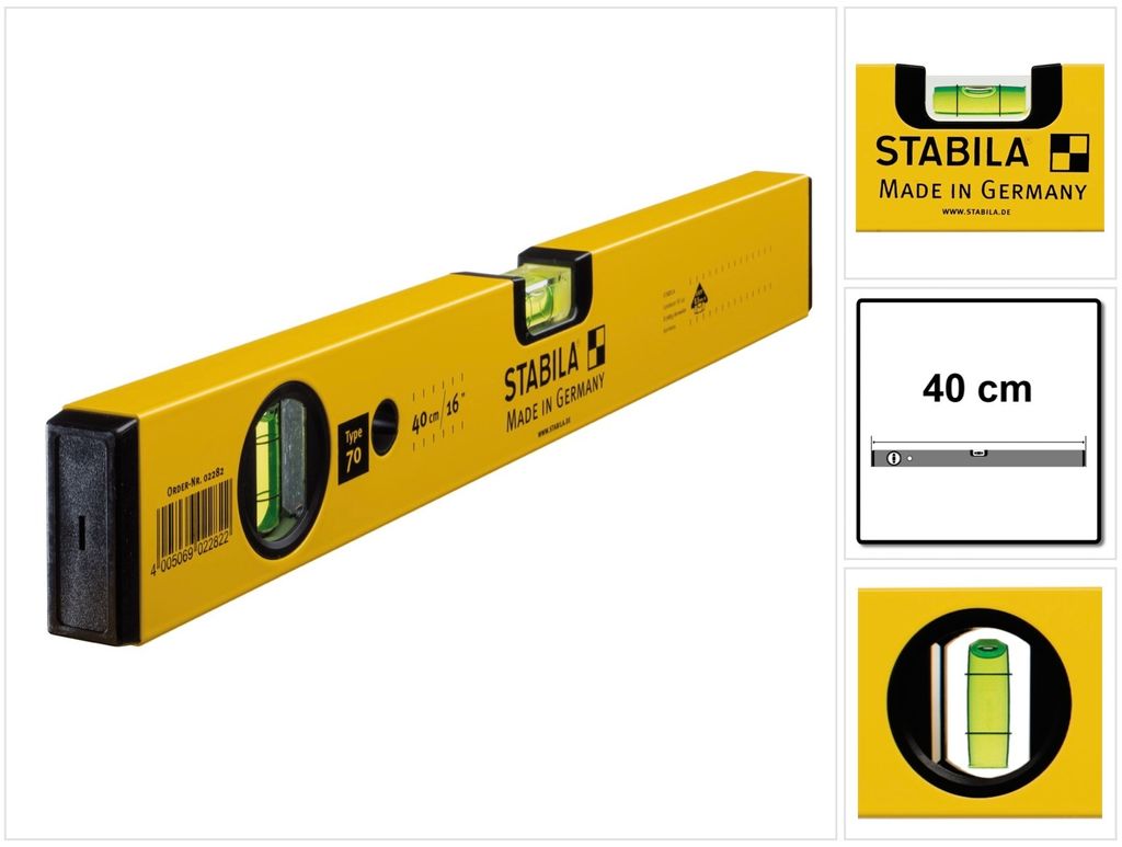 Vodováha LM 70 40 cm Stabila | 4005069022822 Obrázok produktu 