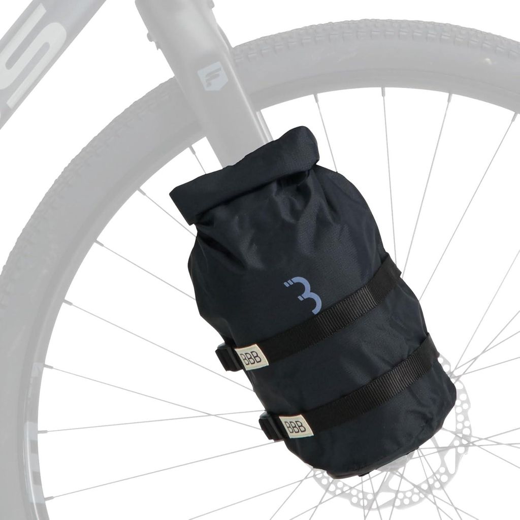 Fietsen StackPack Wasserfeste Dry Bag mit Roll-Top-Verschluss - Leichtgewicht Trägersystem Inklusive BSB-145 Schwarz