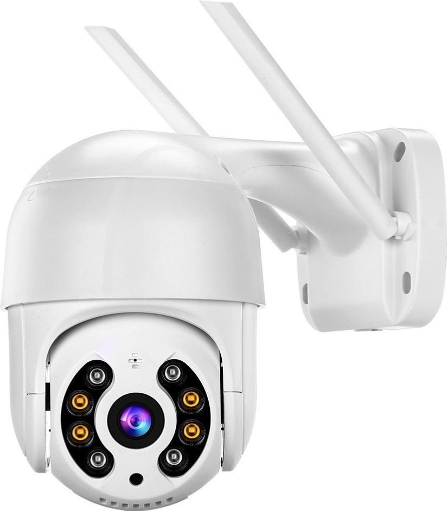 4MP Au?en WLAN ?berwachungskamera 12 V mit Ethernet-Anschluss A8-Kamera, inklusive 64GB-Karte