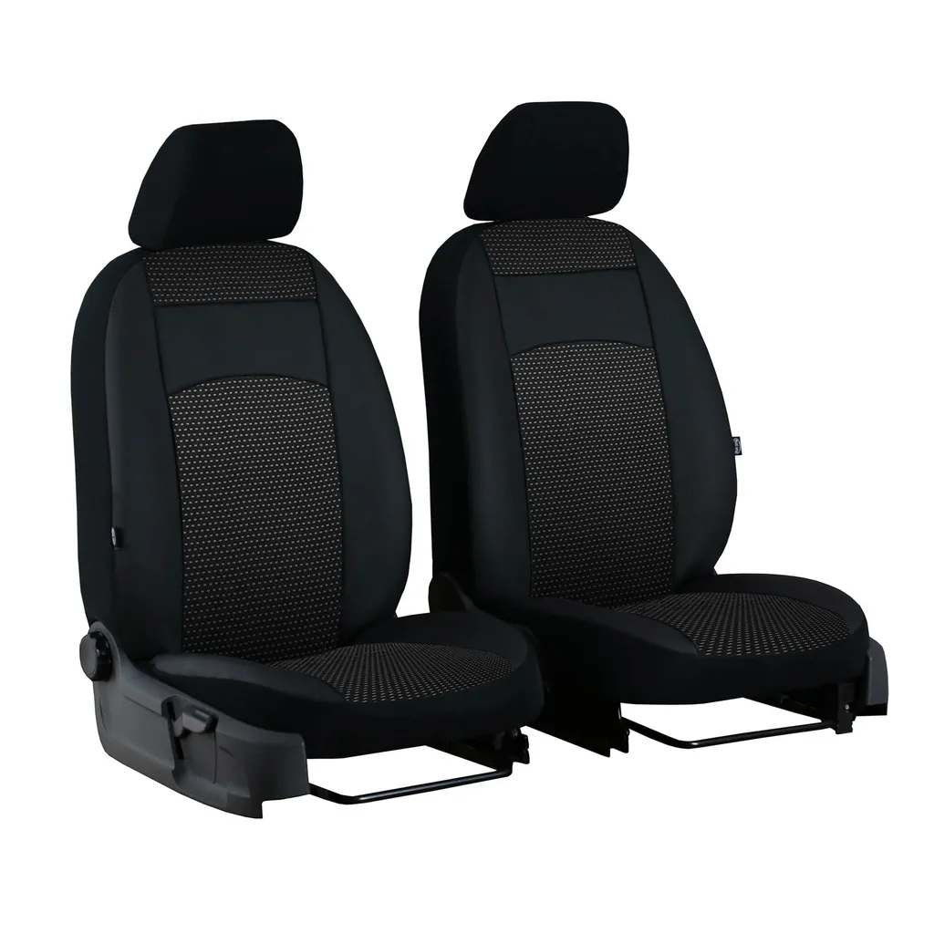 Set 3 Coprisedili Auto Saferide Nero Pelle Finta | Protezione Totale - 3