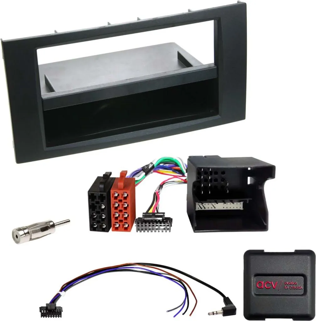 Kit Montaggio 2 DIN Ford con Recupero Comandi al Volante e Antenna