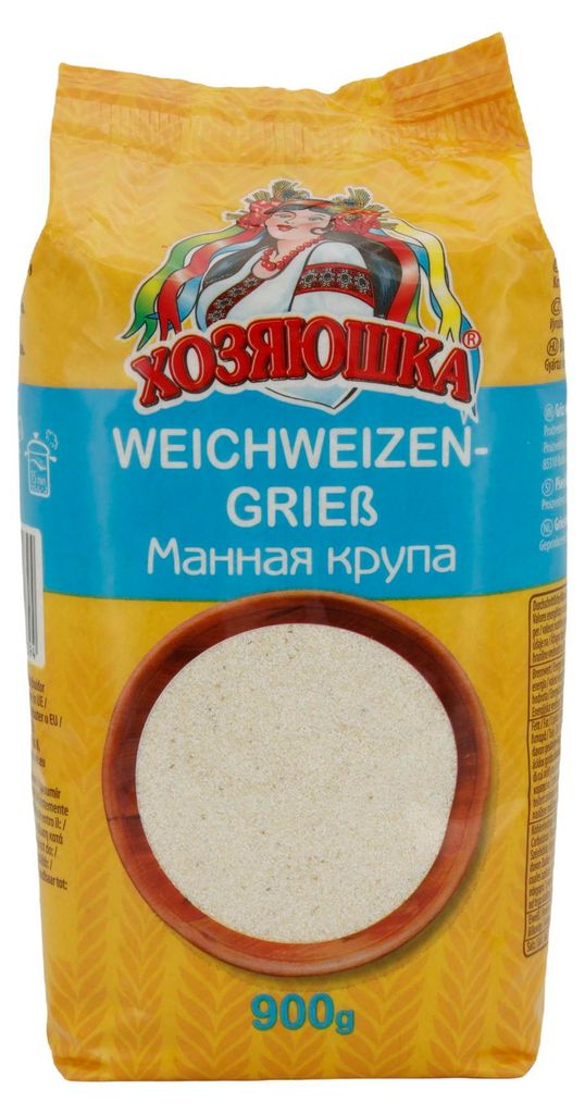 Weichweizengrieß Hozjoshka | Getreide | 900 g Produktbild 