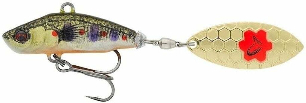 Savage Gear 3D Sticklebait Tailspin Brown Trout Smolt 8 cm 18 g Wobbler