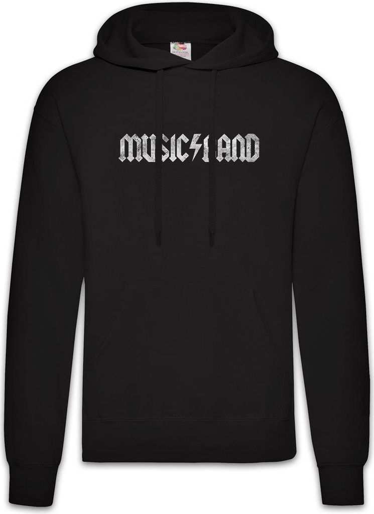 Urban Backwoods Music Band, Herren Hoodie, Farbe: Schwarz, Größe: M