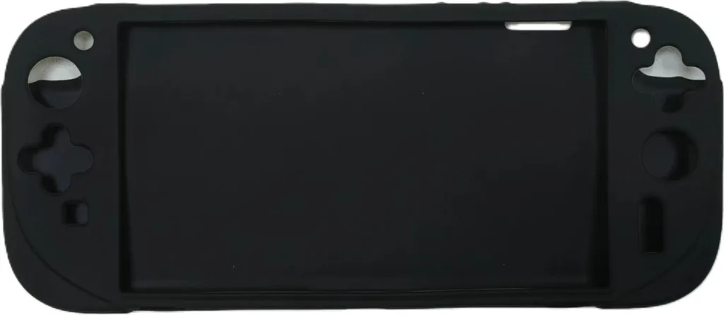 TNS-3158 Coperchio protettivo in silicone per console portatile - Antiurto - Antigraffio - Antiscivolo - Adattamento preciso - Nero