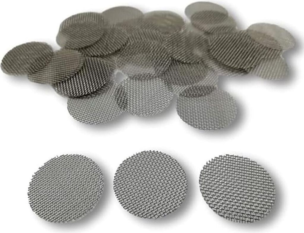 60 Stück Edelstahl Feinmaschig Korrosionssicher, Einlegesieb Metallsieb Glas Kopf Gitter Zubehör