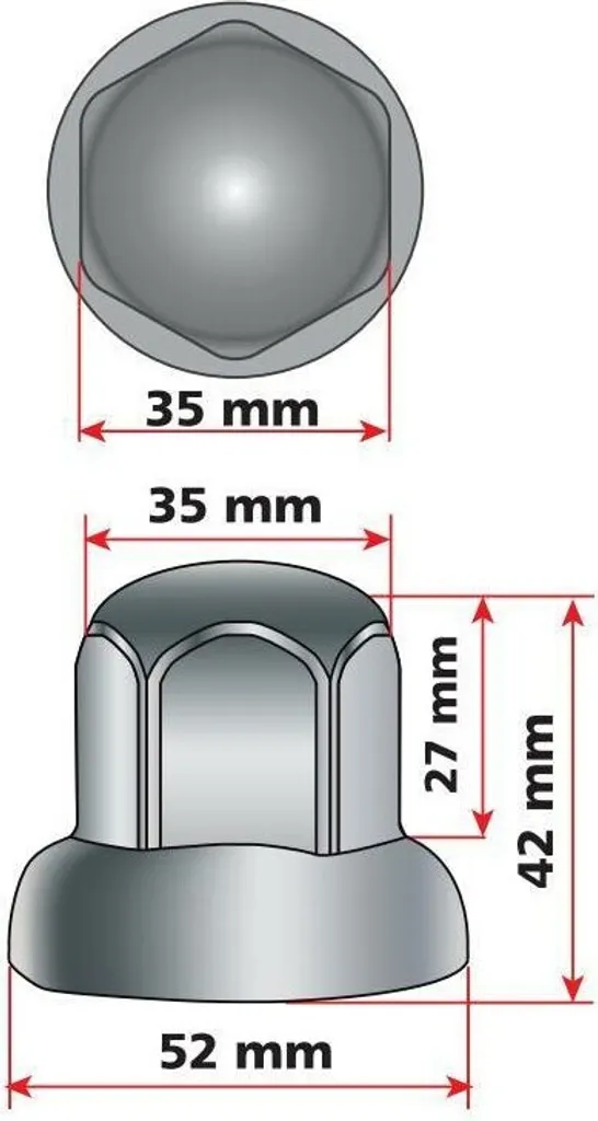 Caches-vis en acier Ø 32 mm pour masquer les fixations apparentes