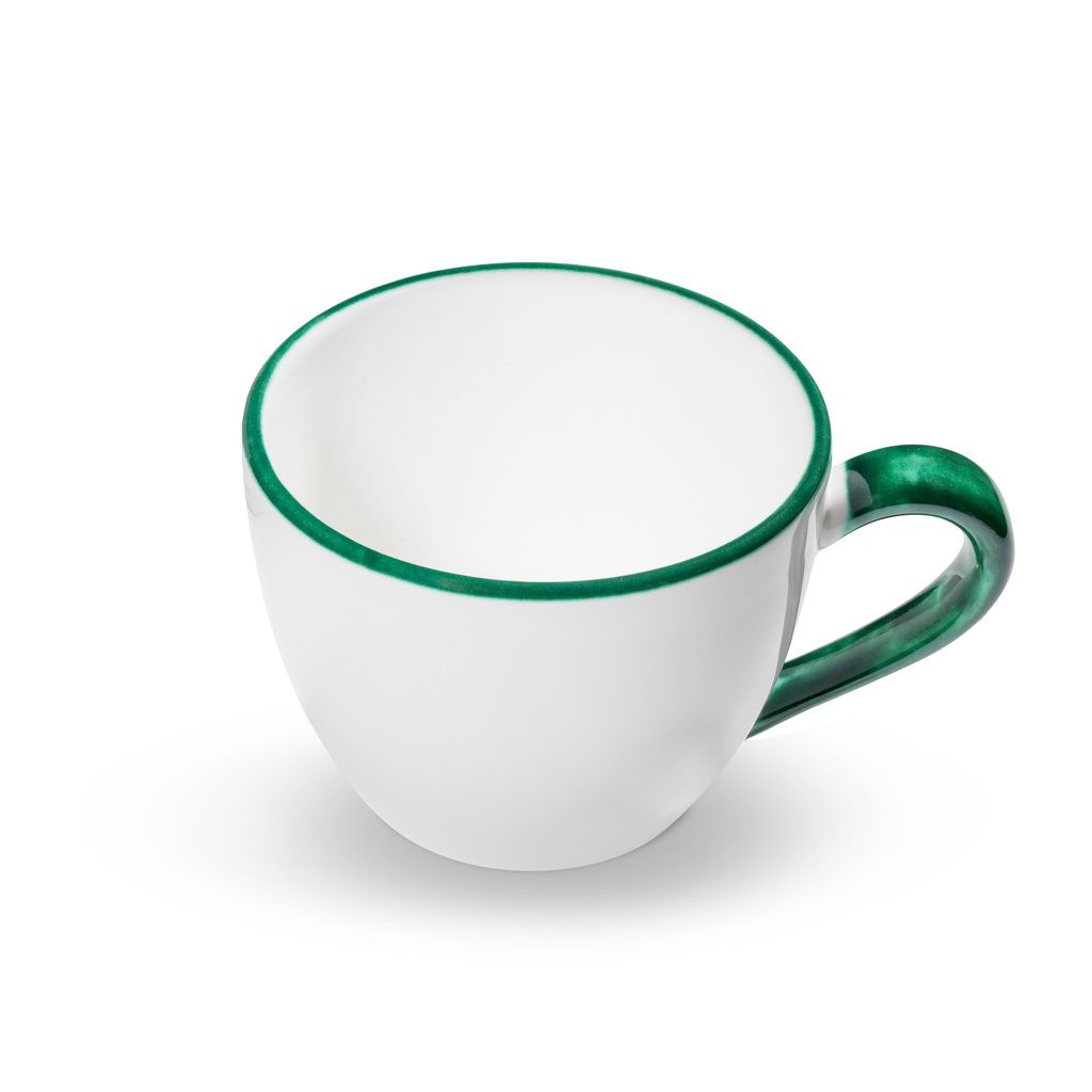 Gmundner Keramik Grüner Rand Teetasse 0,4 ltr.