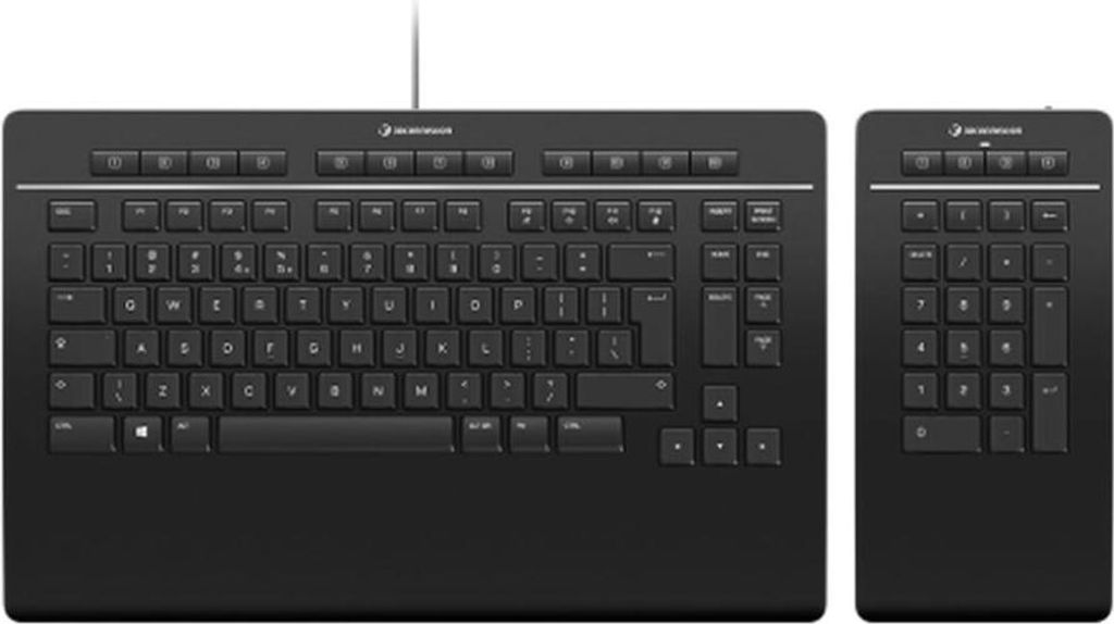 3Dconnexion Keyboard Pro with Numpad, Deutsch (QWERTZ) Produktbild 