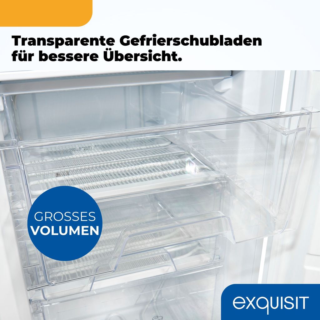 Exquisit Gefrierschrank GS80-031E weiss | | Kaufland.de