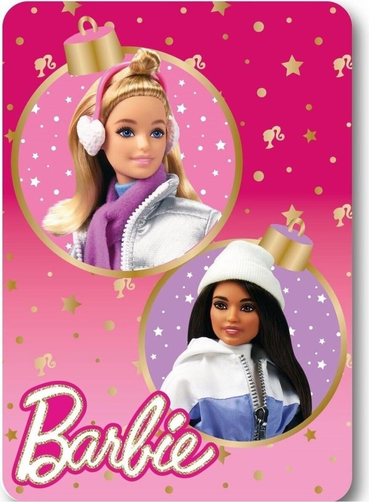 Decke, Fleecedecke für Kinder 100x140cm Barbie