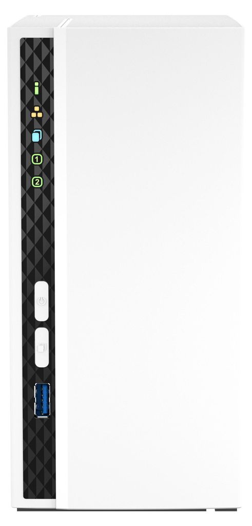 QNAP TS-233, NAS, Tower, ARM, Cortex-A55, 2 GB, 0 TB Produktbild 