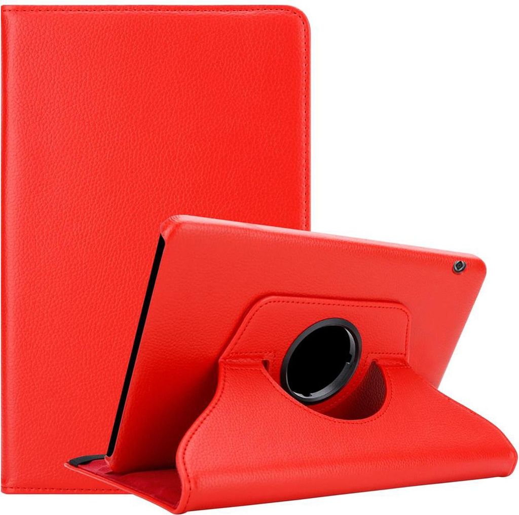 Cadorabo Hülle für Huawei MediaPad T5 10 (10.1 Zoll) Tablet Schutz Hülle in Rot Schutzhülle Etui Case Tasche Cover