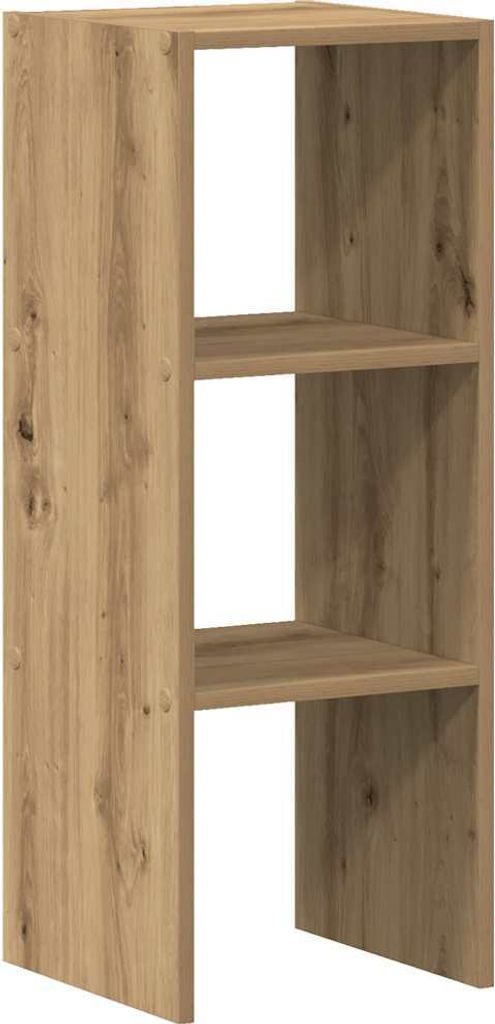 Bücherregal Stapelbar Artisan-Eiche 30x30x80 cm Produktbild 
