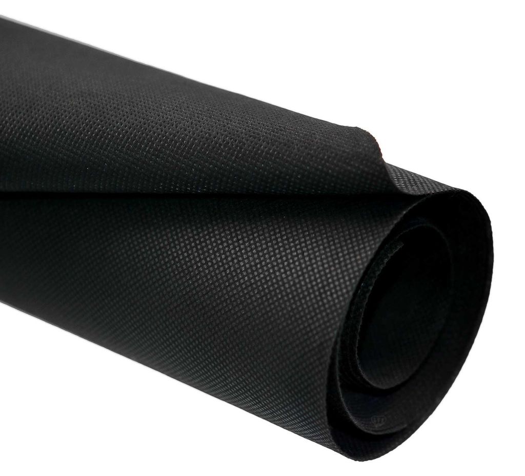 2,5m Vliesstoff aus PolypropylenUniversalvlies Breite 160cm schwarz