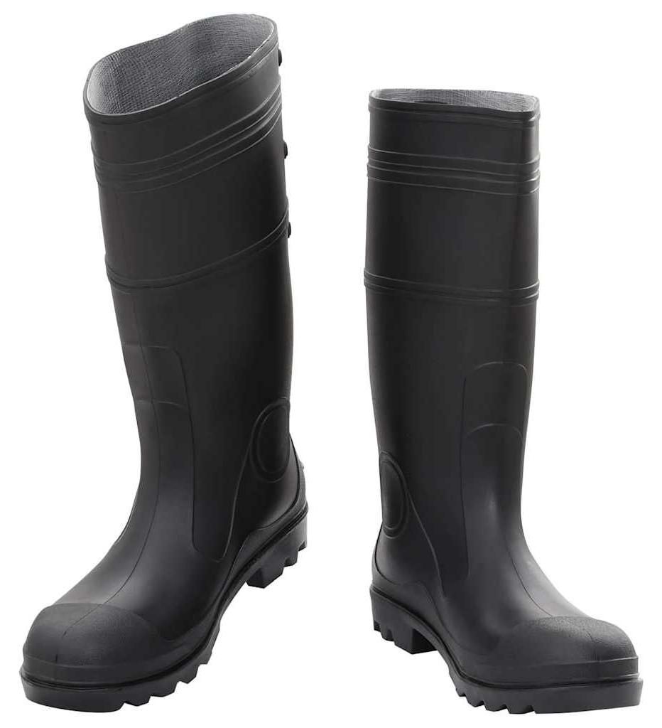 vidaXL Gummistiefel Schwarz Größe 45 PVC
