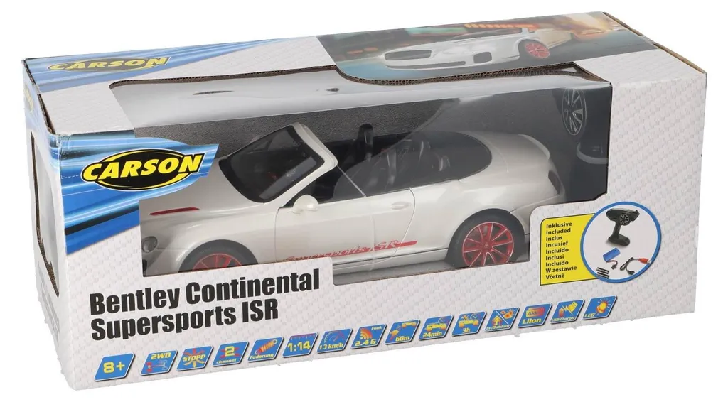 Pack Complet Bentley RC Carson 1:14 : Fini les Piles avec cet Accu RTR