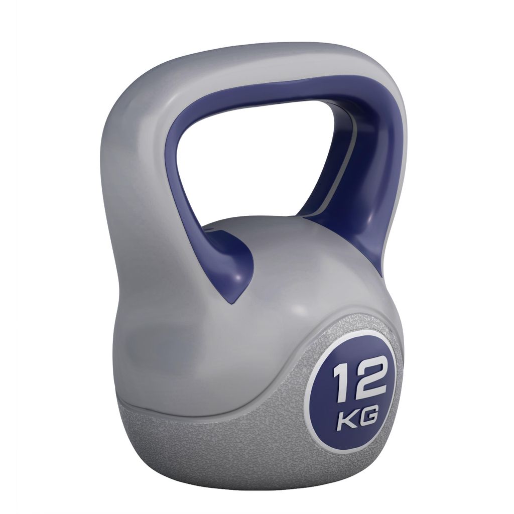 GORILLA SPORTS® Kettlebell - 12 kg Gewichte, Kunststoff - Produktbild 