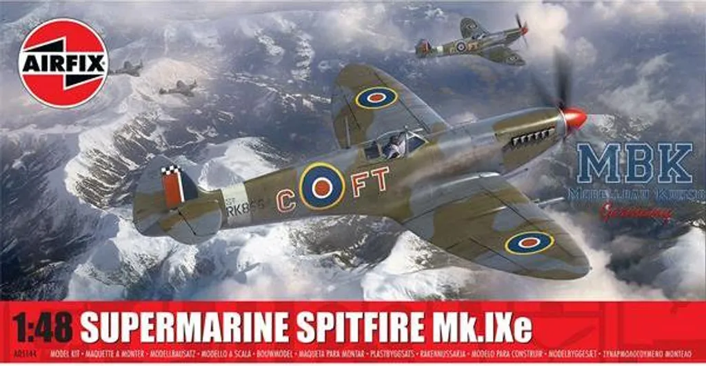 Airfix AIR05144 Supermarine Spitfire Mk.IXe Maquette Avion 1/48