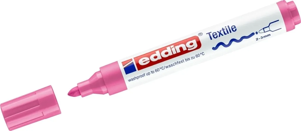 Marcatore Tessile edding 4500 Rosa Punta Tonda 2-3mm | Lotto da 10