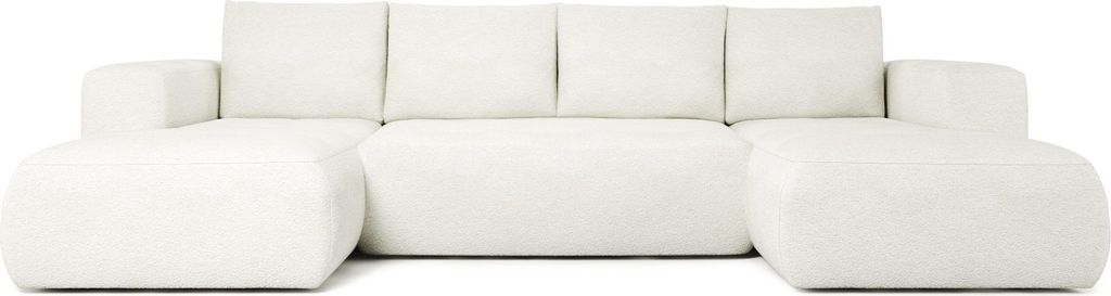 Easy4You Lambi Beige Ecksofa U-Form 338 x 89 x 164 cm mit Produktbild 