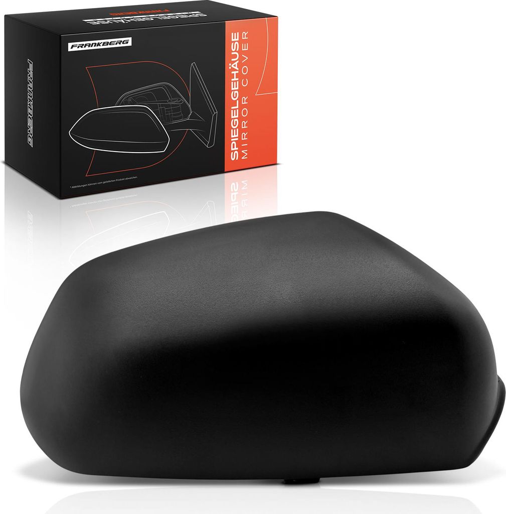 Frankberg 1x Abdeckung Außenspiegel Spiegelkappe Vorne Rechts für Skoda Octavia II 1Z3 Combi 1Z5 VW Polo 9A 9N 2001-2013
