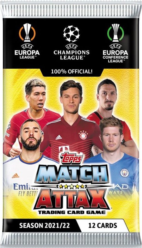 Topps Champions League 2021/22 - Trading Cards - 1 Booster