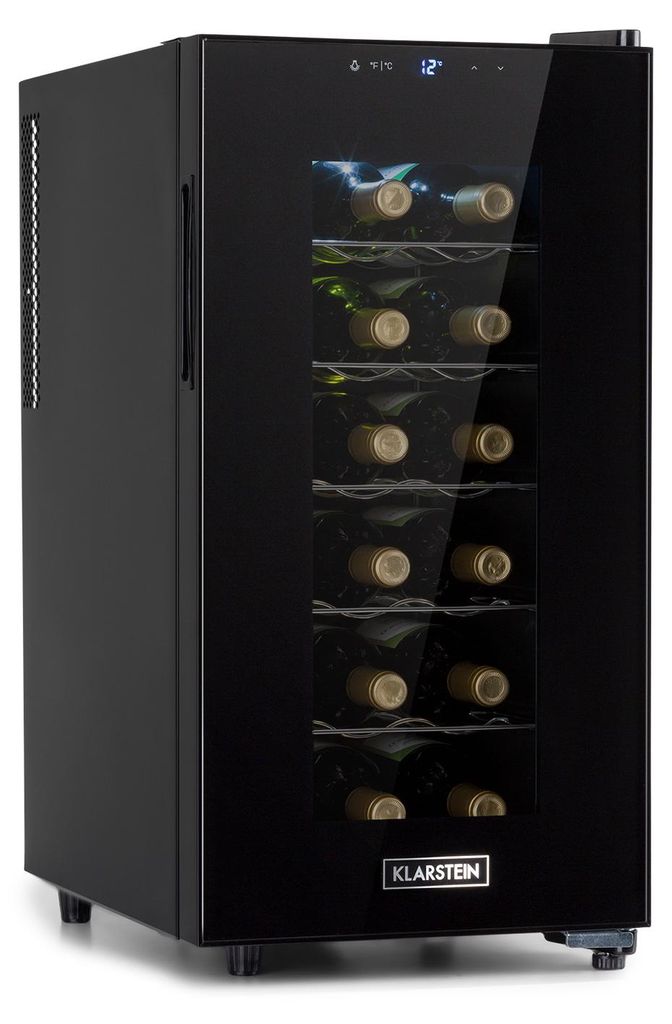 Klarstein Weinkühlschrank, Getränkekühlschrank Schmal, 1 Produktbild 