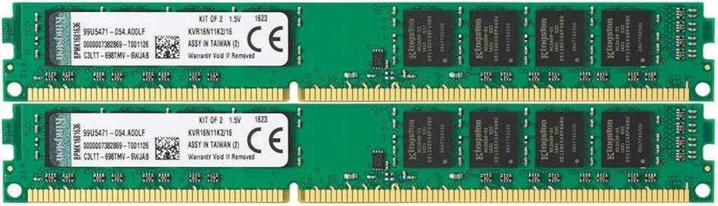 Kingston 16GB 2x 8GB DDR3 1600MHz DIMM Ram Pamäť PC Desktop Obrázok produktu 