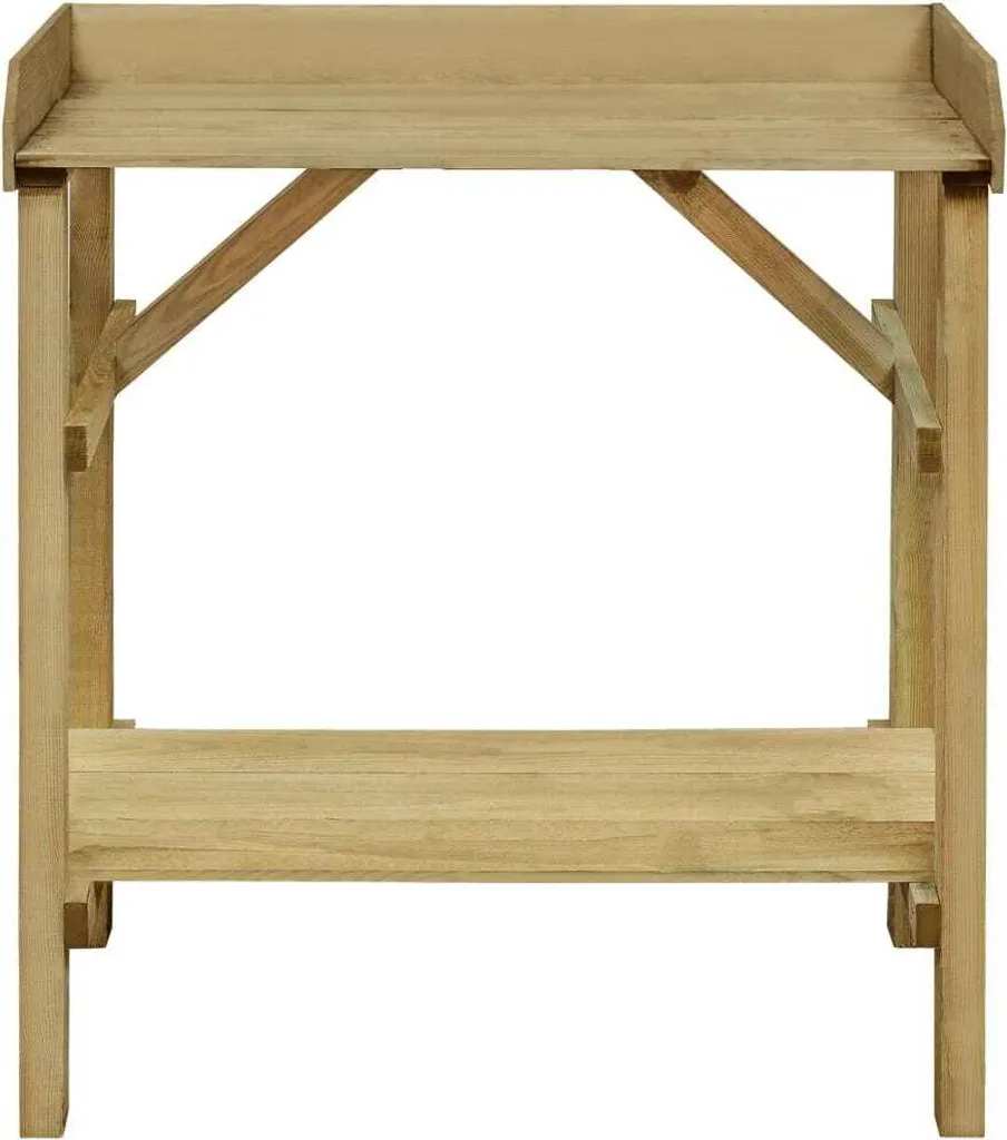Table de rempotage en bois pour jardin et balcon - Étagère à plantes