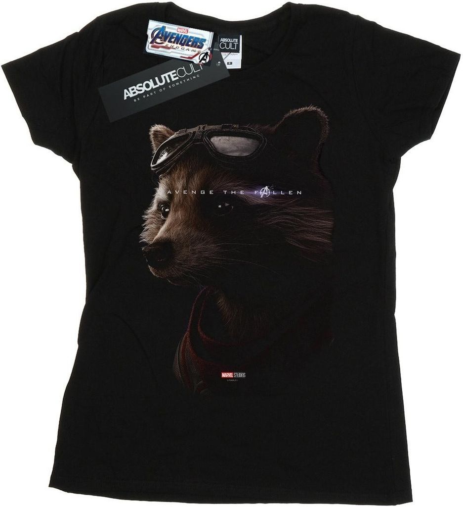Marvel - "Avengers Endgame Avenge The Fallen" T-Shirt für Damen BI5312 (XXL) (Schwarz)